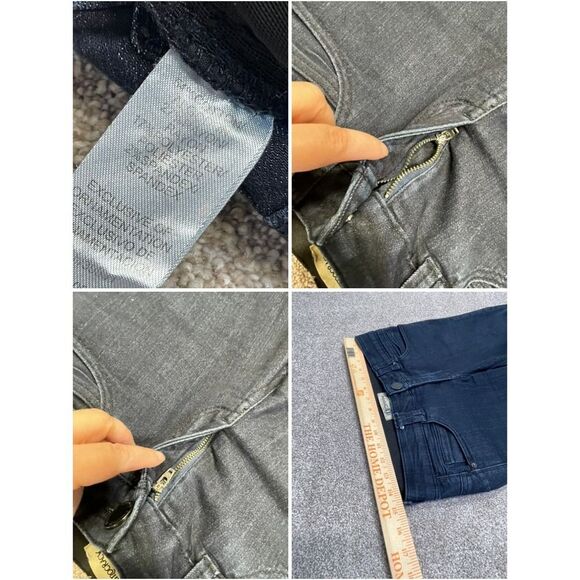 Democracy womens AB Technology skinny jeans sz 4 dark wash stretch denim - Picture 10 of 12